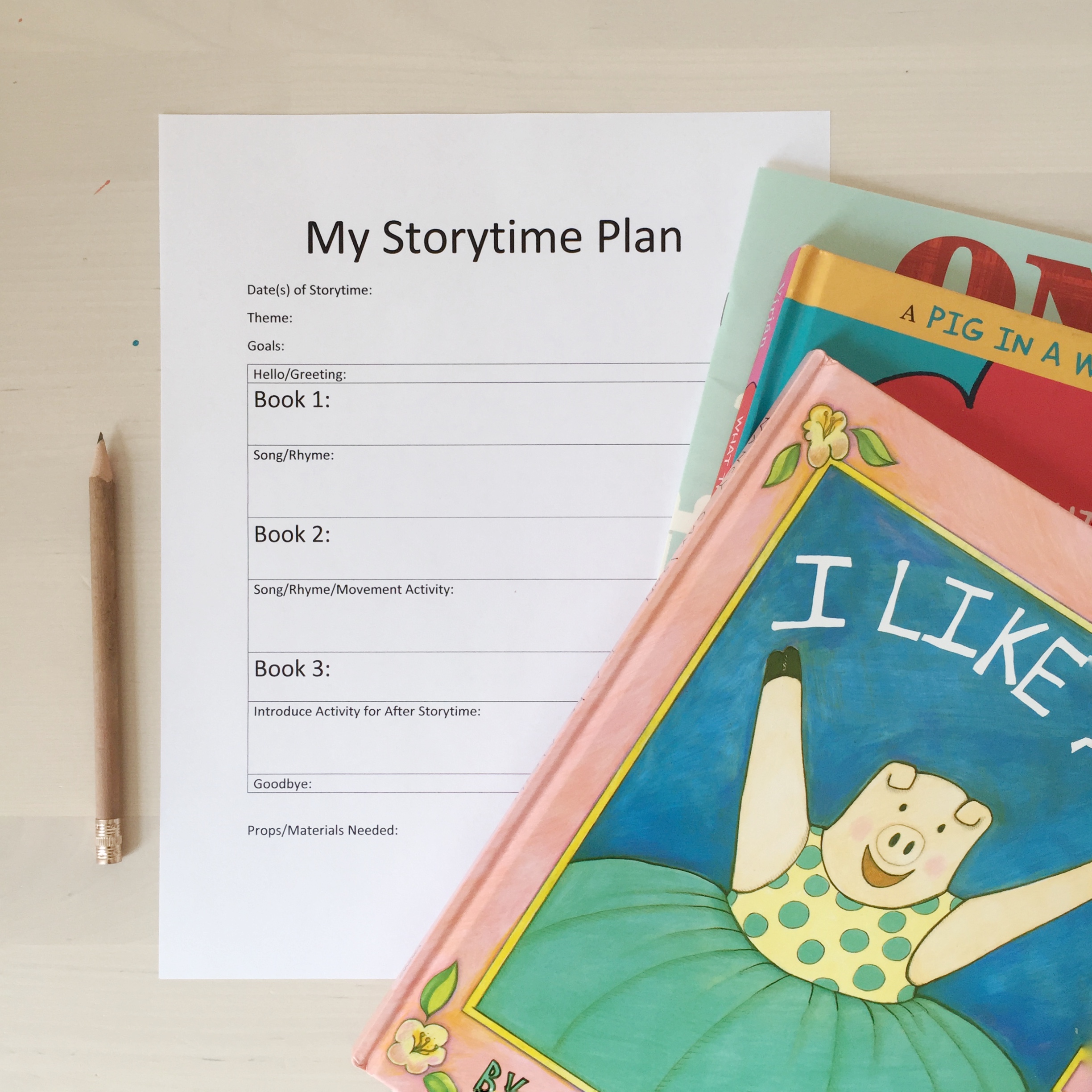 My Storytime Plan