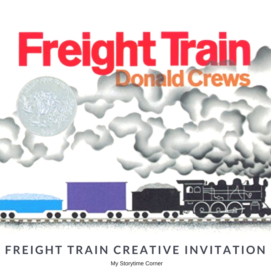 Freight Train Drawing Prompt for Toddlers