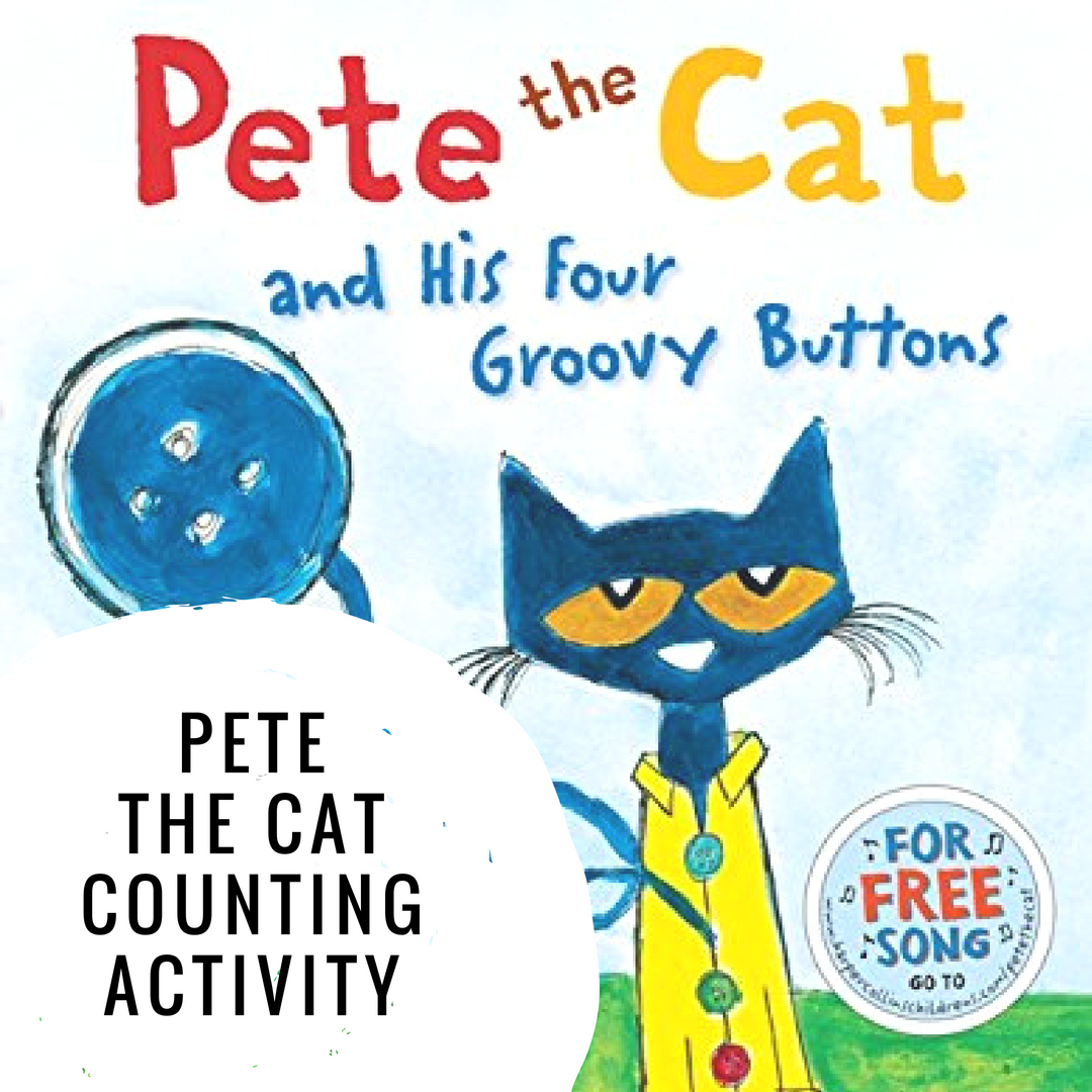 Pete the Cat Inspired Counting Activity