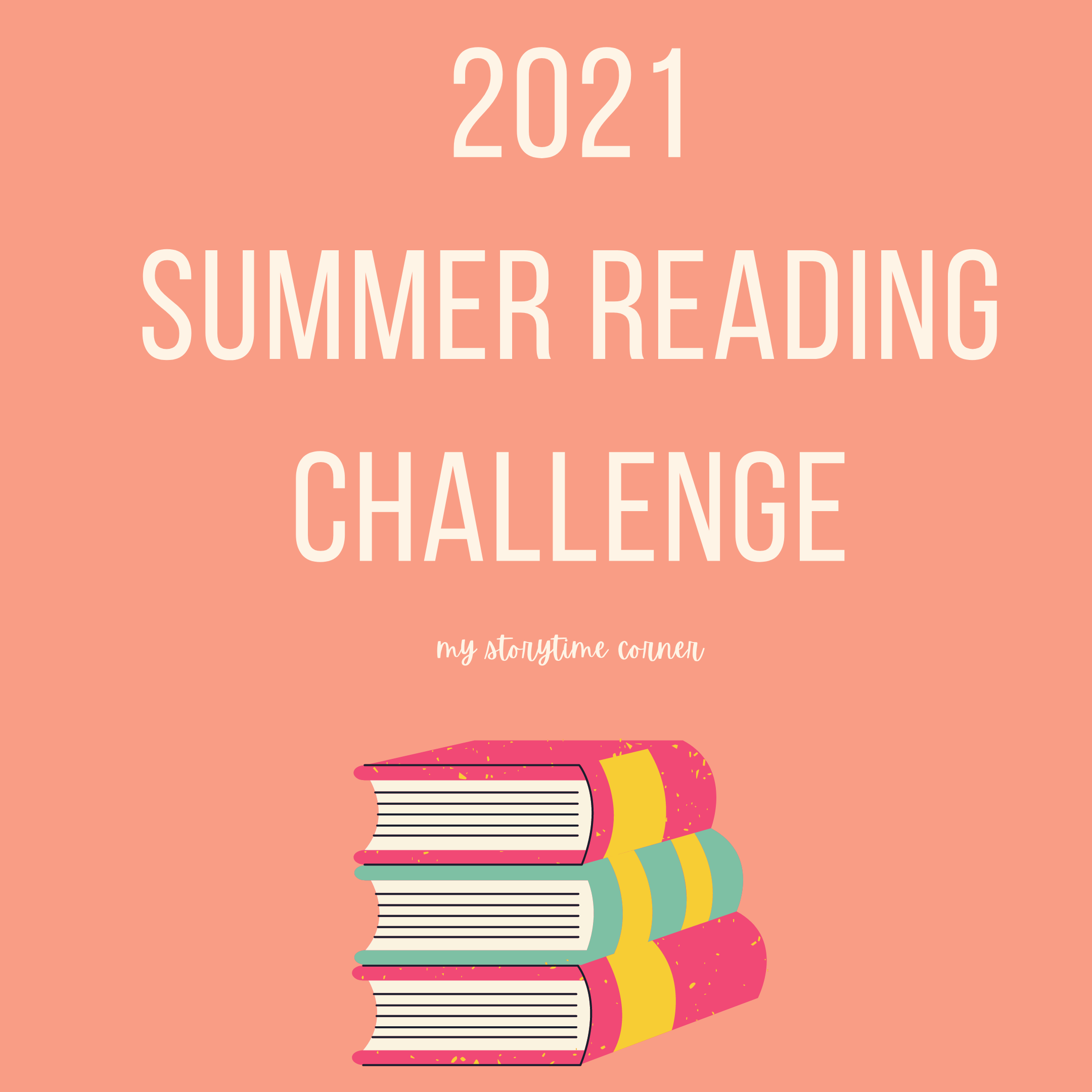 2021 Summer Reading Challenge on My Storytime Corner with Printable