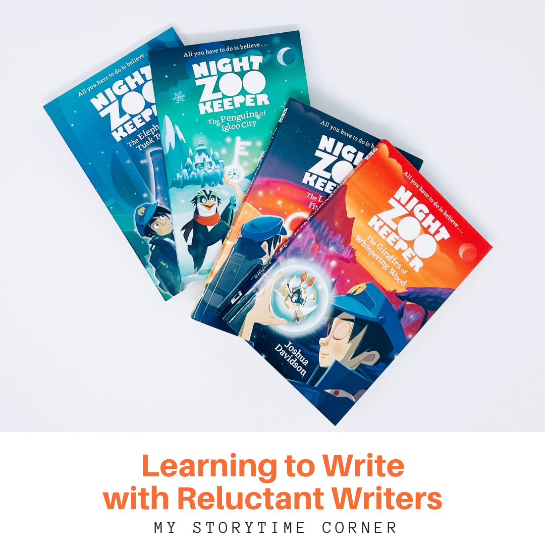 Learning to Write with Reluctant Writers - How We Use Nightzookeeper in our Homeschool from My Storytime Corner