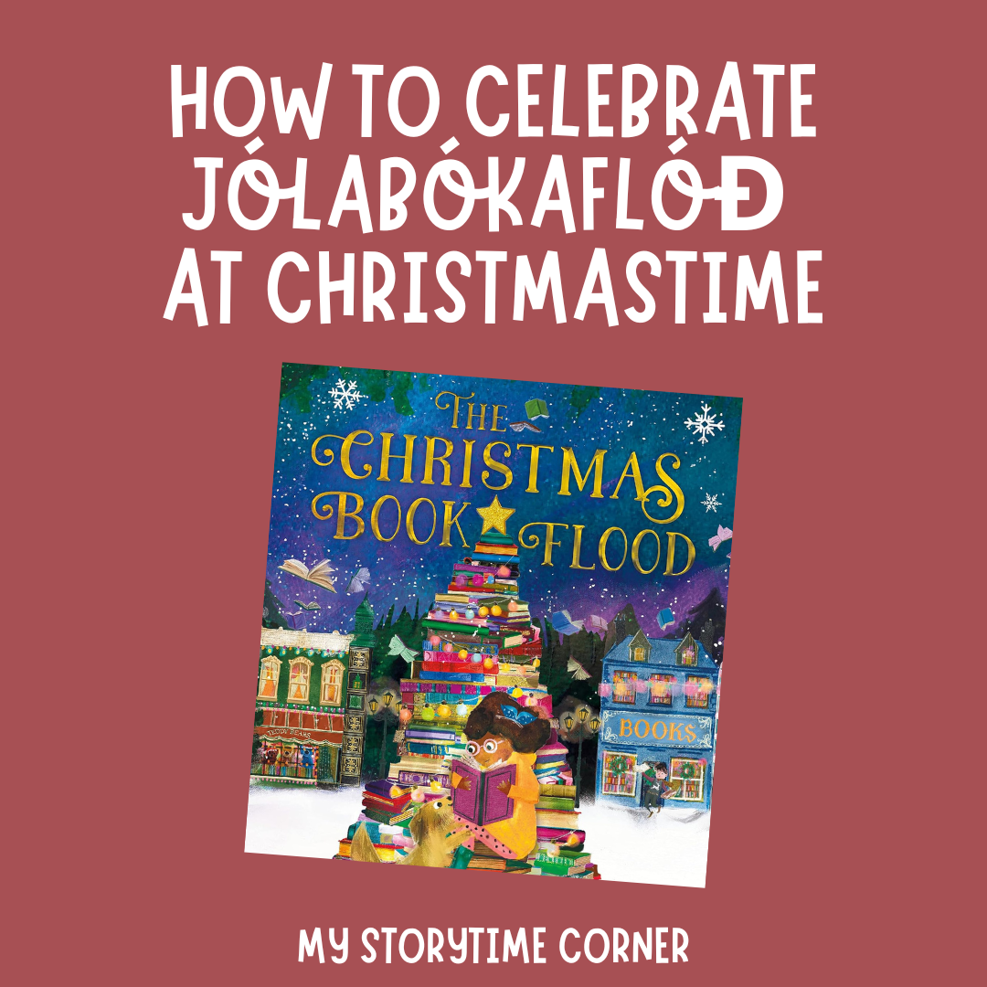 How to Celebrate Jolabokaflod or The Book Flood This Christmas from My Storytime Corner